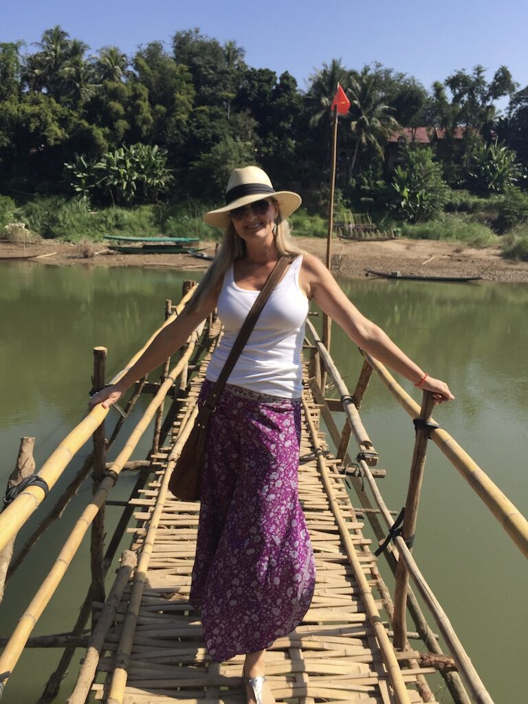 Travel to Laos - bridge in Luang Prabang