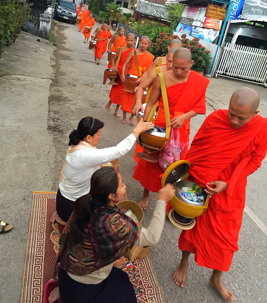 Luang Prabang Laos Monk Procession