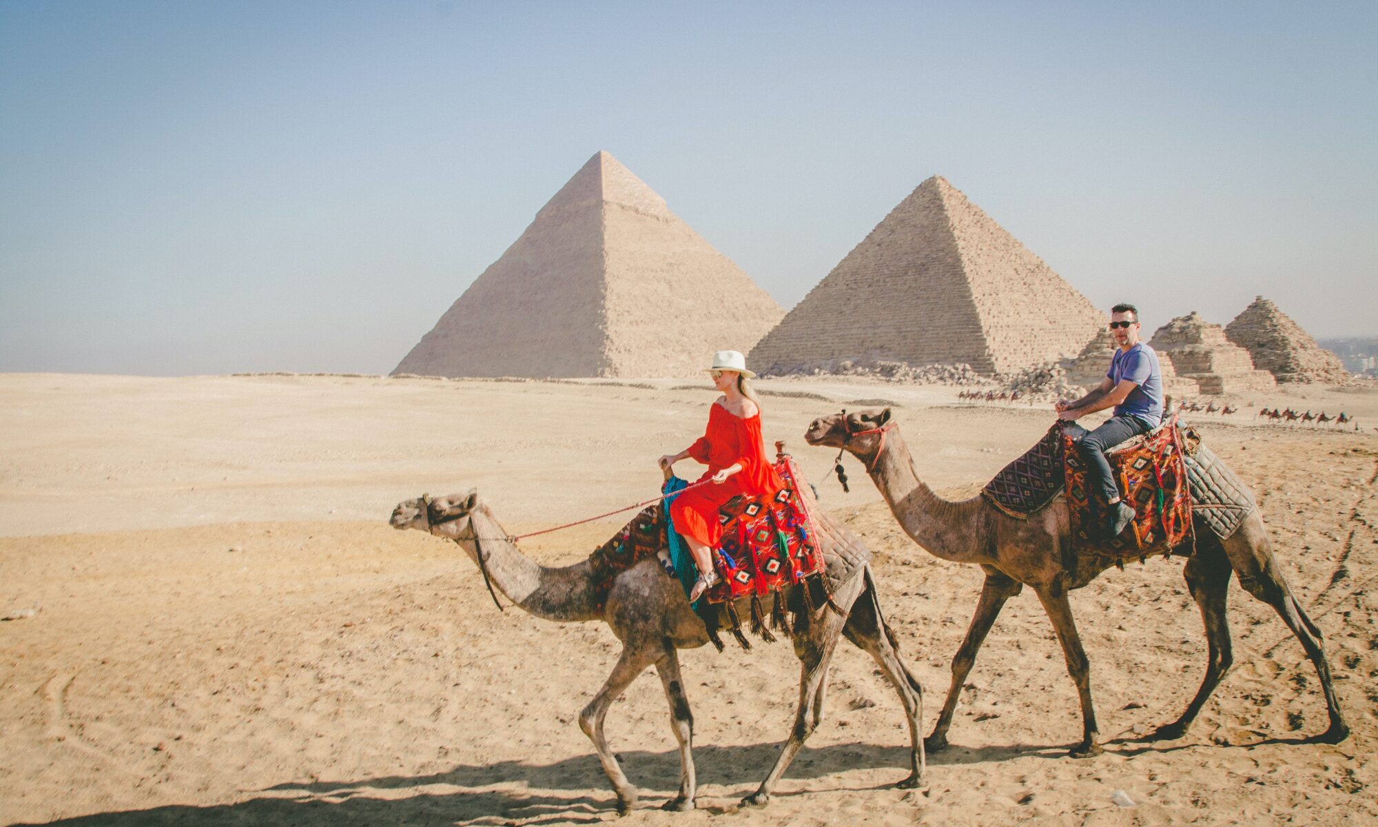 Camel ride at the Giza Pyramids